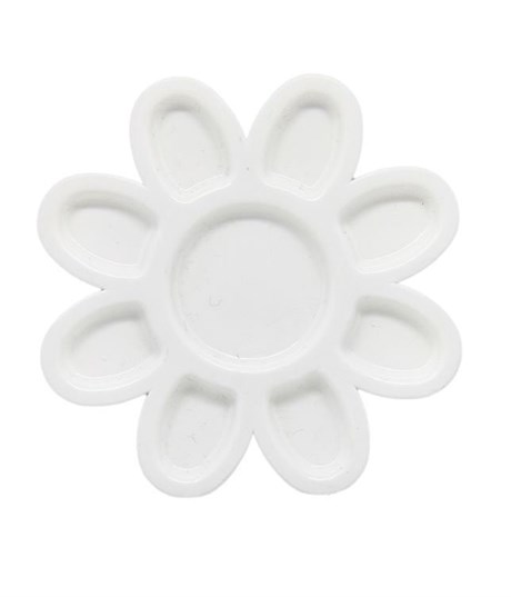 Conda 9 Yapraklı Beyaz Papatya Plastik Palet
