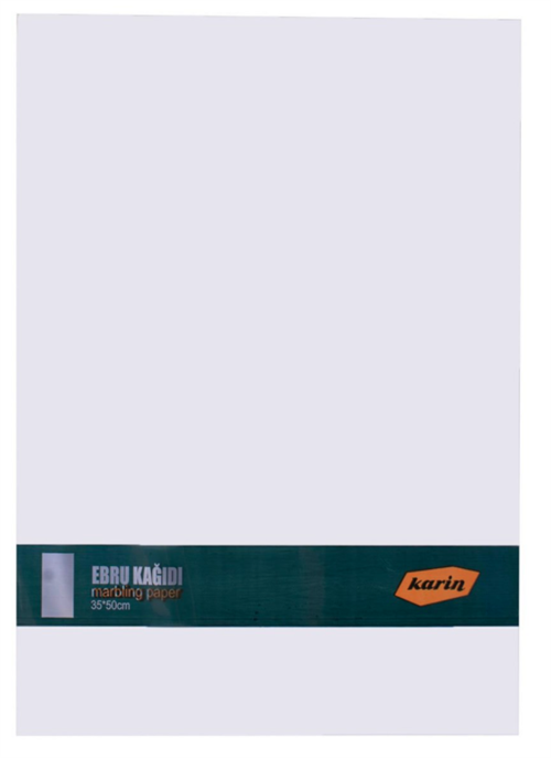 Karin Ebru Kağıdı 35x50 cm Beyaz 90 gr 100 Adet
