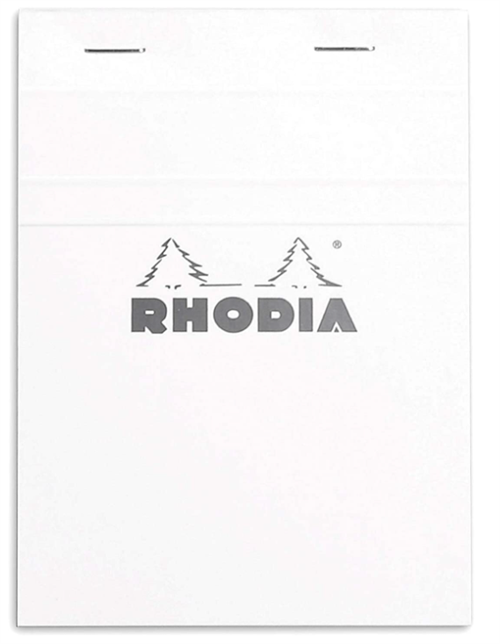 Rhodia Basic Kareli Defter A6 Beyaz