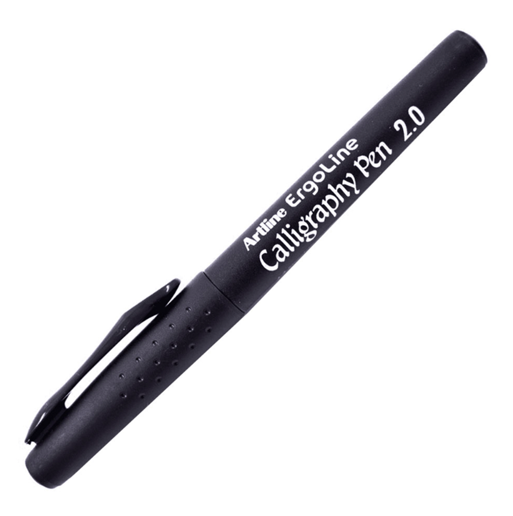 Artline Ergoline Kaligrafi Kalemi Düz uç 2.0 mm Siyah ERG-242