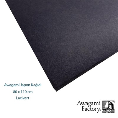 Awagami Aharsız Japon Kağıtları 80x110 cm Lacivert