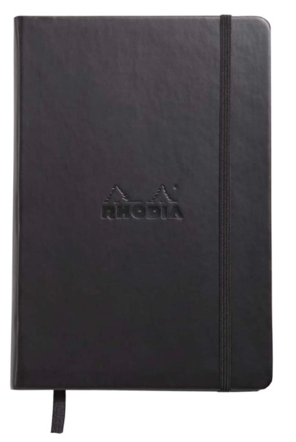 Rhodia Hardcover Deri Kapaklı Defter Çizgisiz A5 Siyah