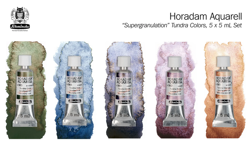 Schmincke Horadam Aquarell Supergranulation Tüp Sulu Boya Set 5 x 5 ml Tundra
