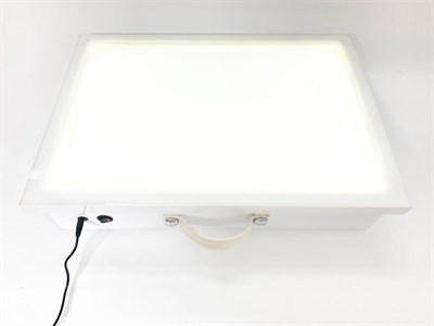Tiryakiart 50x70 cm Led Işıklı Flexi Hat Yazı Masası Büyük Beyaz