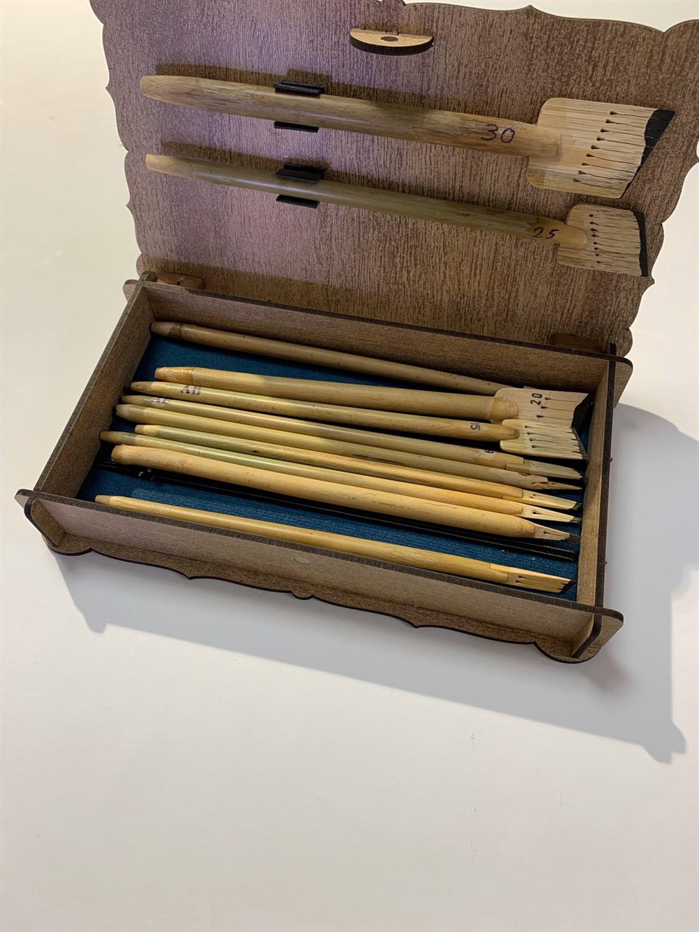 TiryakiArt Şaklı Bambu Kalem Seti Küçük