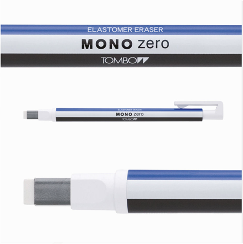 Tombow Mono Zero Kalem Silgi Dikdörtgen Uç 2.5x5 mm Çizgili